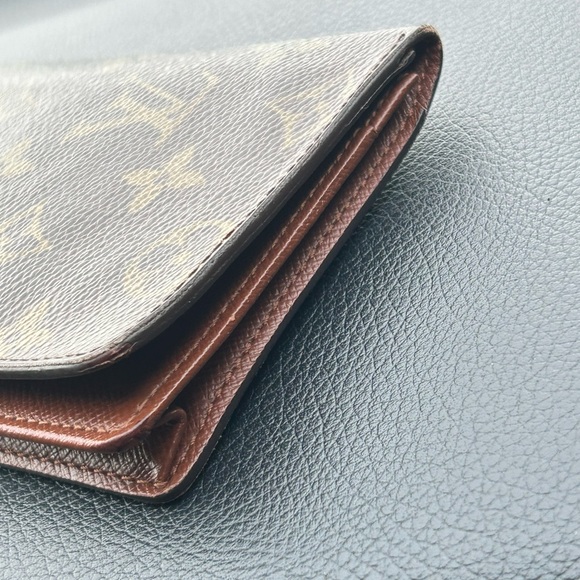 Louis Vuitton Monogram Long Bi Fold Checkbook Vintage Wallet - Picture 8 of 12